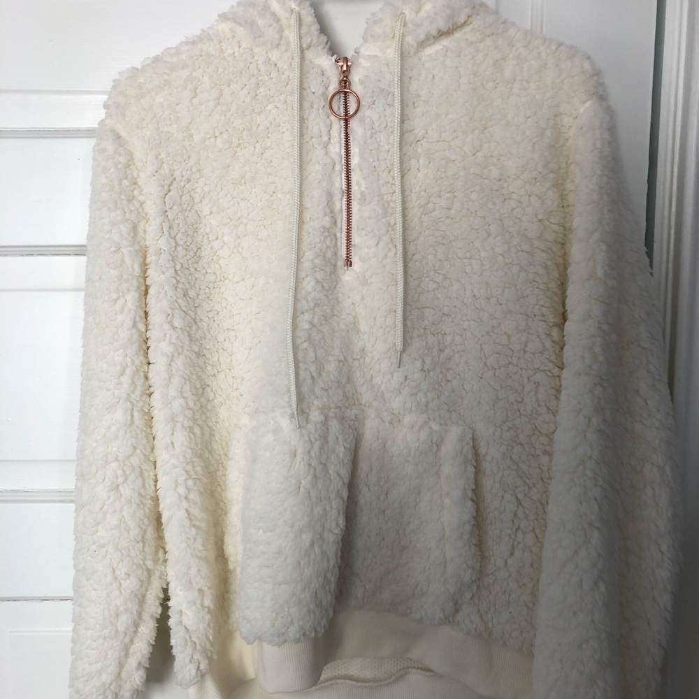 fuzzy sweater